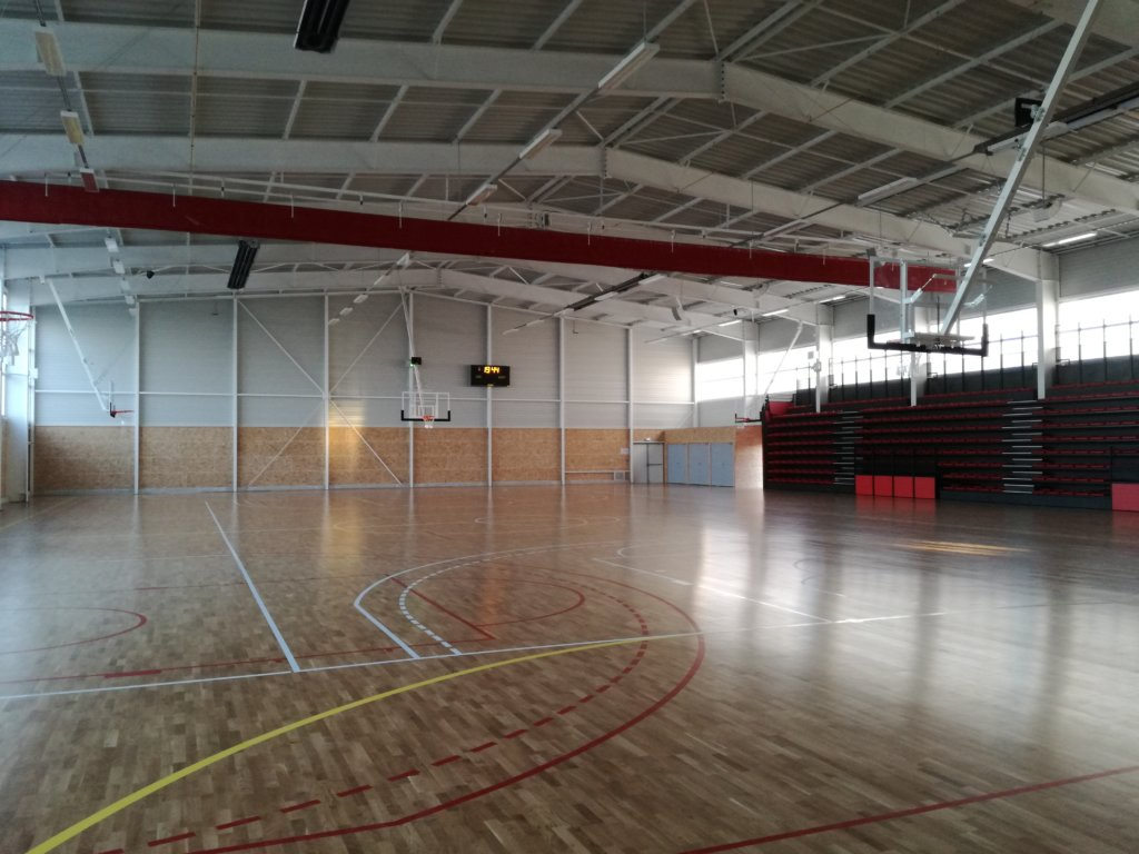 Salle de basketball Sallertaine 44 Interieur